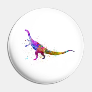 Plateosaurus in watercolor Pin