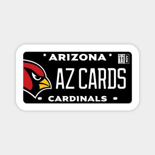 Arizona Cardinals Vanity Plate Magnet