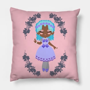 Elegant Gothic Lolita 2 Pillow