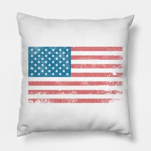 American Flag Retro Pillow