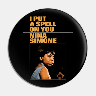 Legendary Voice Nina Simone's Timeless Presence Pin