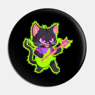 Hard rock kitten Pin