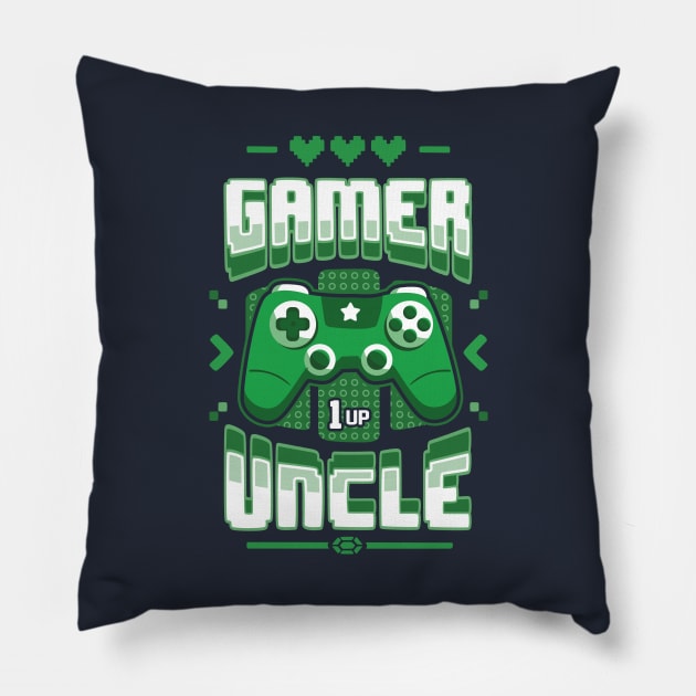 Gamer Uncle Pillow by Olipop