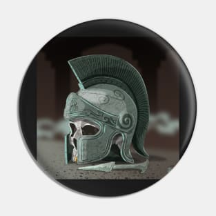 Ancient Greek Helmet Pin