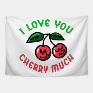 I love You Cherry Much Tapestry