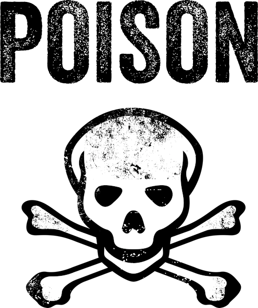 Poison symbol Kids T-Shirt by Polyart