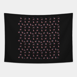 American Flag Dogs Tapestry