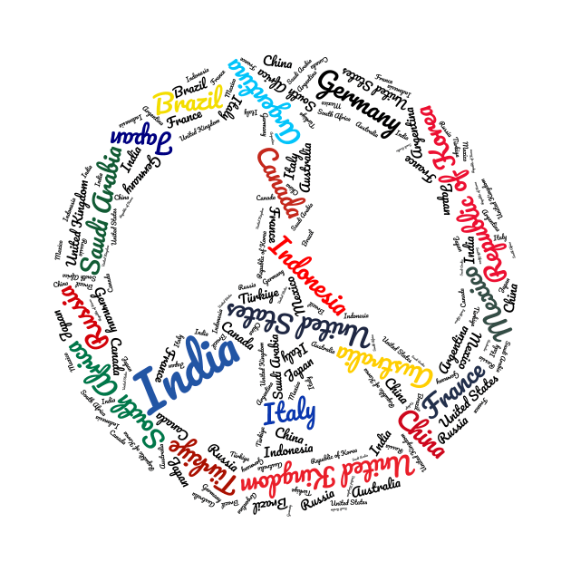 Sign of Peace | G20 Countries by ElPatrao