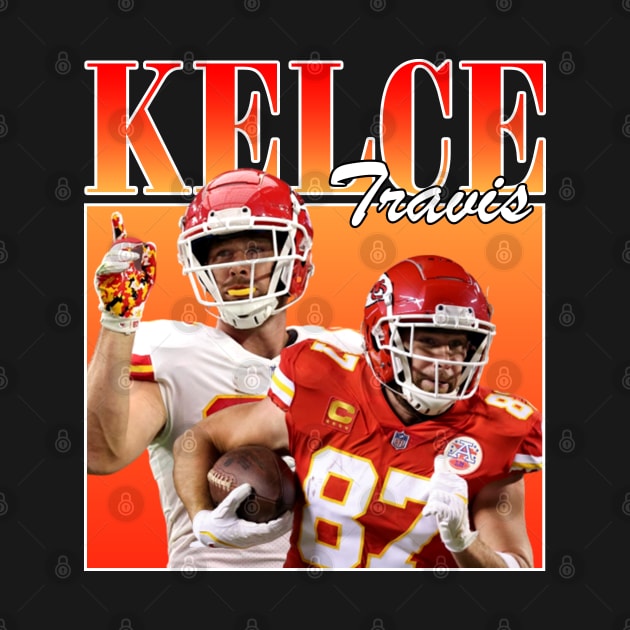 Travis Kelce Vintage by bmbg trian