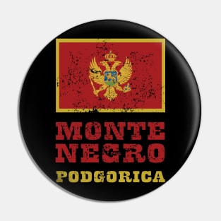 Flag of Montenegro Pin