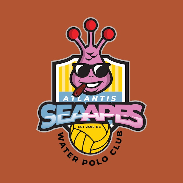 Atlantis Sea Apes Water Polo Club by one-mouse