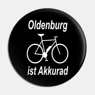 Oldenburg Is Akkurad Fahrrad E-bike V2 Pin