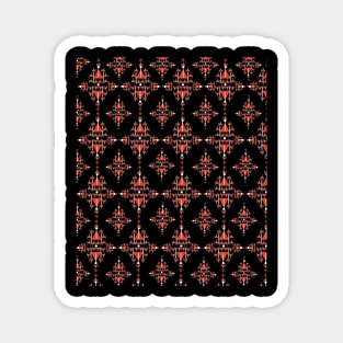 Triangle with Line Seamless Pattern Magnet