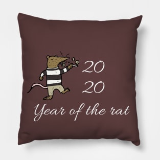 year of the rat 2020 Amazing  t shirt Pillow