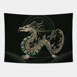 Wonderful elegant asian dragon Tapestry