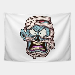 Mummy Face Tapestry