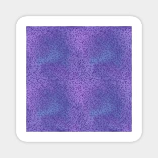 Purple Curls on a Pink and Blue Cloudy Background Magnet