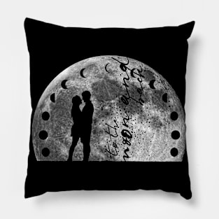 Couple TO THE MOON AND BACK On The Moon Pillow