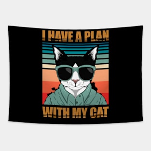 i have plan with my cat Tapestry