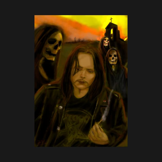 Mayhem Euronymous by Alan Frost artwork