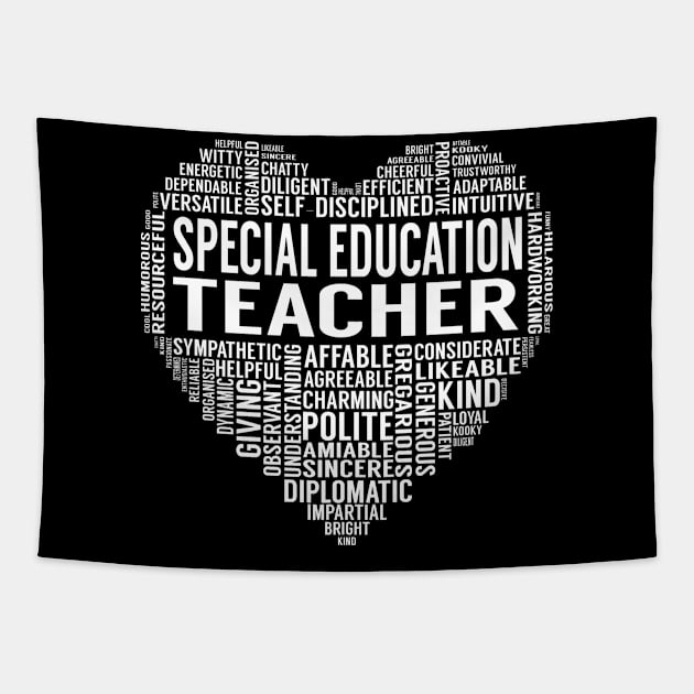 Special Education Teacher Heart Tapestry by LotusTee