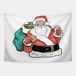 Cookie Santa Tapestry