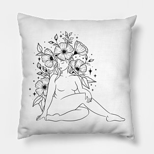 Floral Feminine Divine Pillow