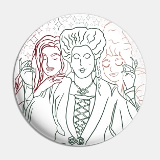 hocus pocus line art Pin