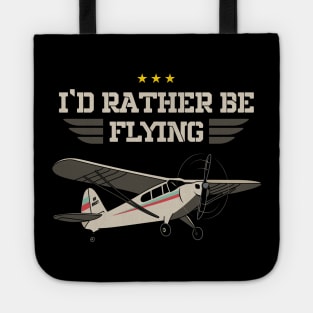 I'd rather be flying Tote