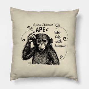 Spirit Animal - Monkey Pillow