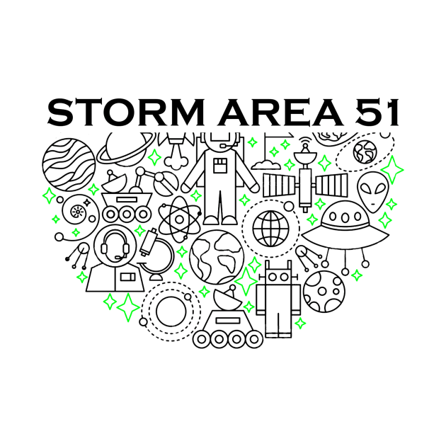 Storm Area 51 by dankleberry