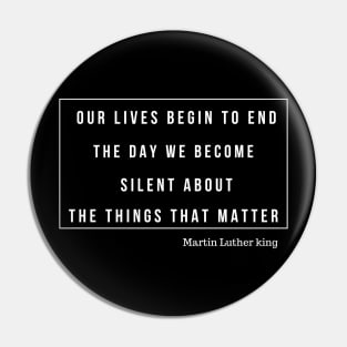 Martin Luther king Jr quote Pin