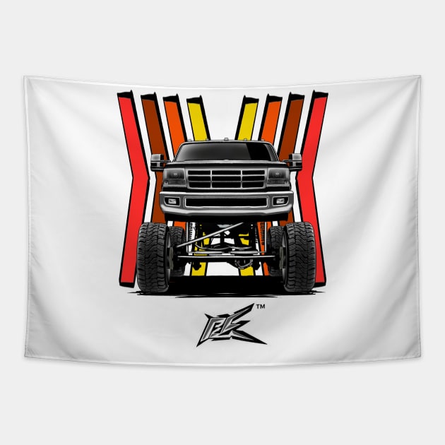 FORD f250 obs black Tapestry by naquash