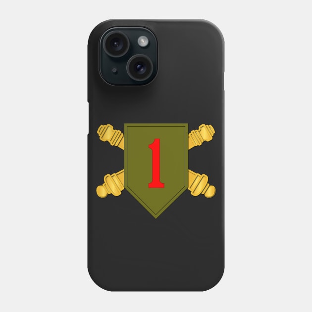 1st ID Division Artillery - Drumfire wo Txt Phone Case by twix123844