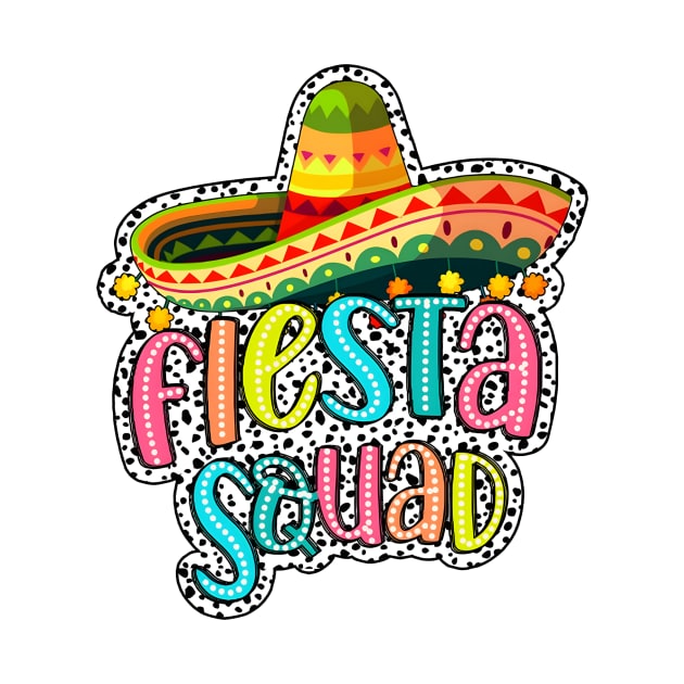 Let's Fiesta, Cinco de Mayo, Mexican, Fiesta Dalmatian Dots, Fiesta Squad by thavylanita