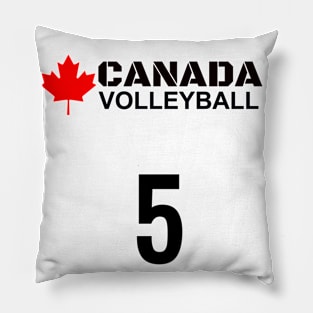 Canada Volleyball 5 Gift Idea Pillow