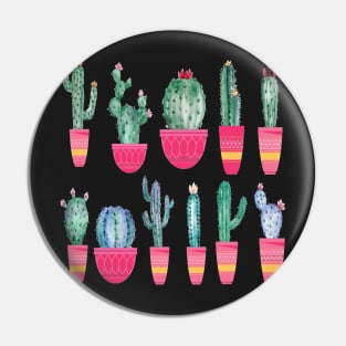 Cute Cactus Stickers Pin