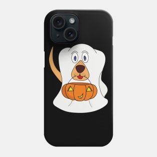 Trick or Treat Dog Ghost Halloween Costume Phone Case