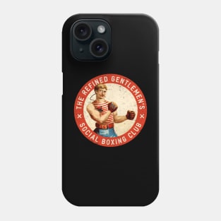 Funny Boxing: The Refined Gentlemen's Social Boxing Association Phone Case