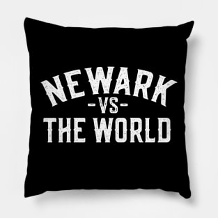 Represent Your Newark Pride with our 'Newark vs The World' Pillow
