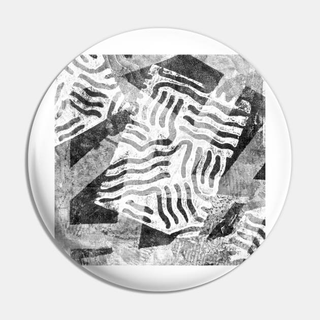 The Boxed In Abstract - Digitally Enahanced Version 1 Pin by Heatherian