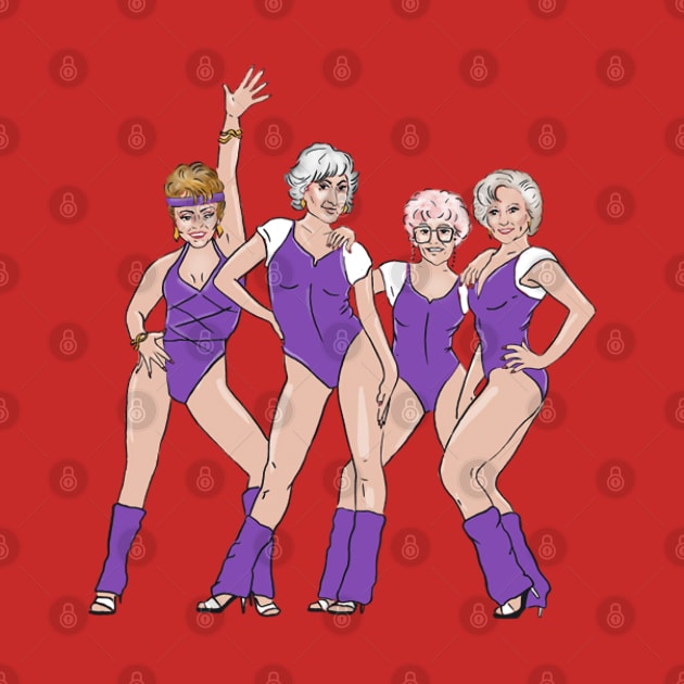 Golden Girls Granny Aerobic Club by THE SUP OMO