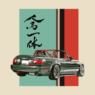 Stanced Miata - Jinba Ittai v2 T-Shirt