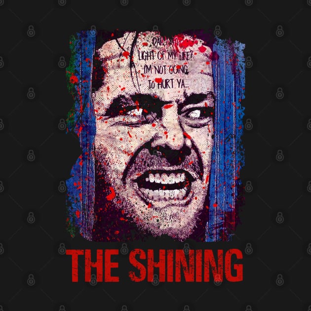 Shining Enigma Embrace the Classic Horror Genre and Haunting Moments of the Iconic Film on a Tee by Irwin Bradtke