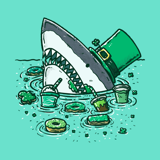 St Patricks Day Sweets Shark by nickv47