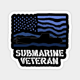 Submarine veteran USA American hero veterans day Magnet