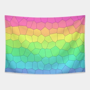 Rainbow Dragon Scales Tapestry