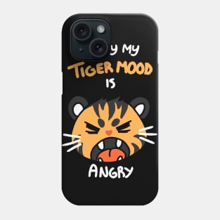 Tiger Mood: Angry Phone Case