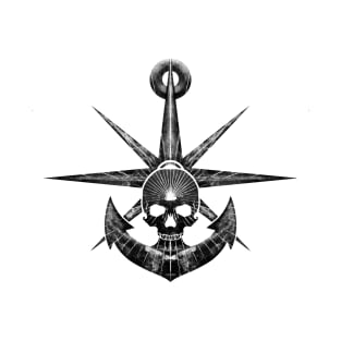 Pirates Skull - Compass T-Shirt