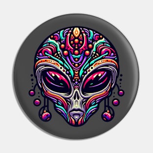 Psychedelic Space Pin